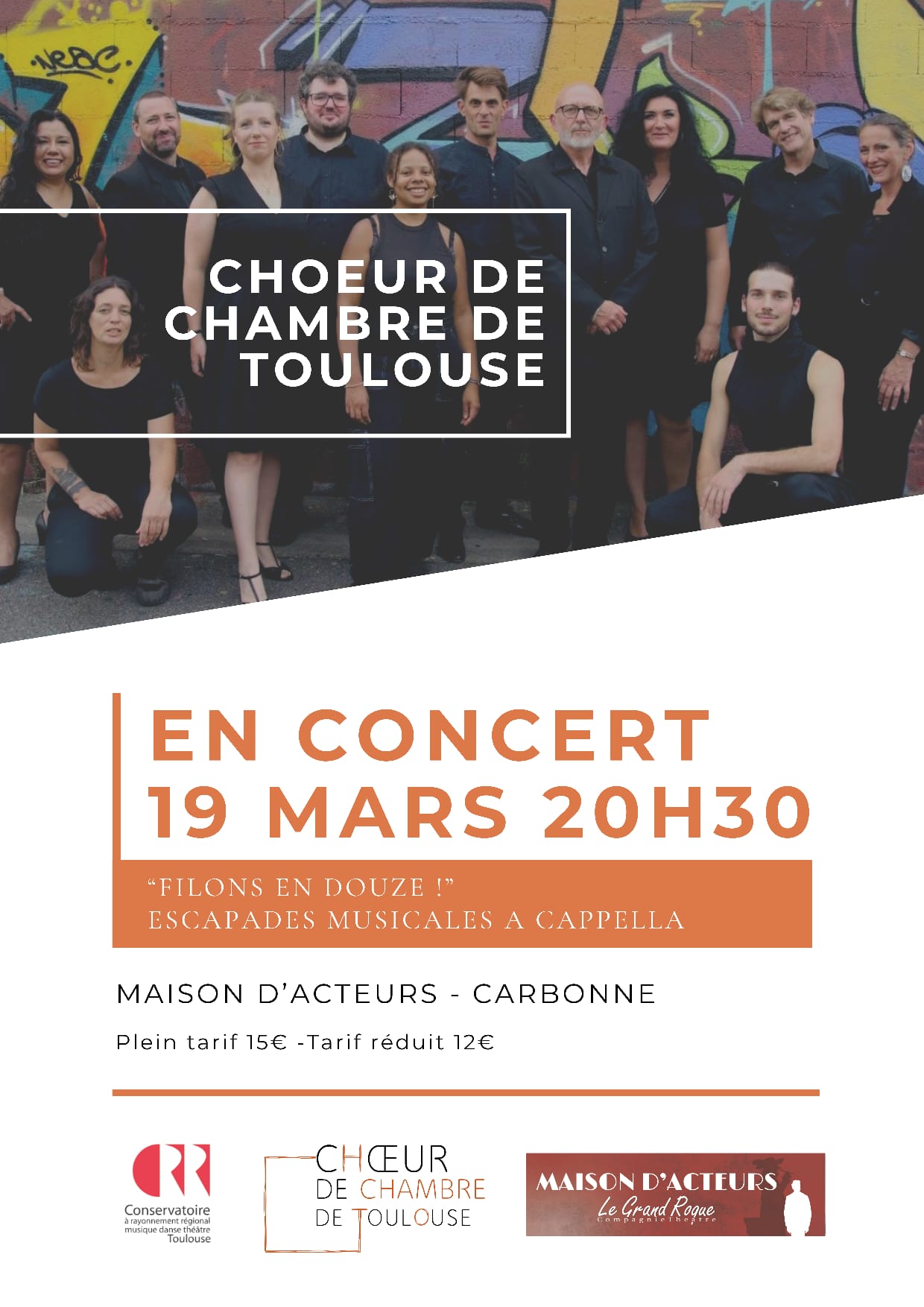 texte affiche chœur